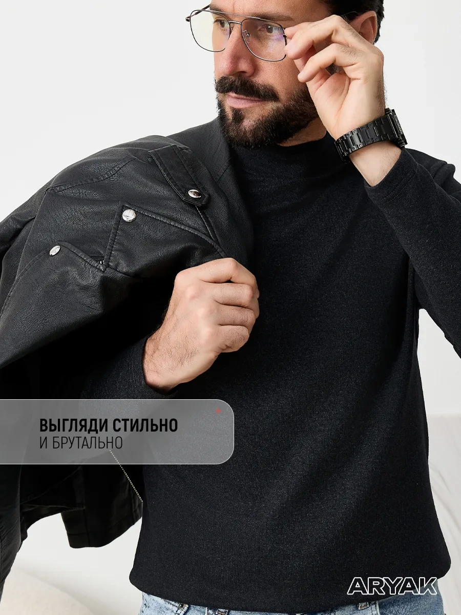 Arya-k Erkek Kazak 268441899 Koyu Gri