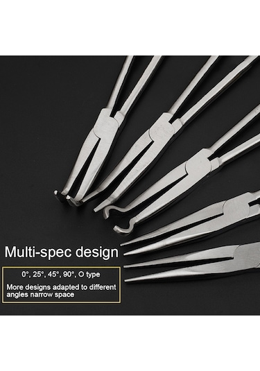 11 İnç Çok Fonksiyonlu 45 Derece Bükme İğne Burunlu Pense El Aleti