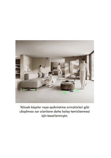 Dyson Pencilvac Fluffycones Kablosuz Şarjlı Dikey Süpürge