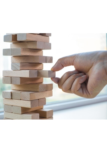 Şahcan Denge Oyunu Jenga A Kalite Ahşap 54 Parça