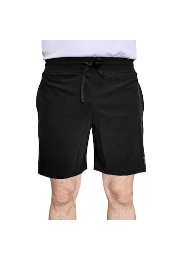 Raru Dokuma Şort Perdo Siyah Xxl