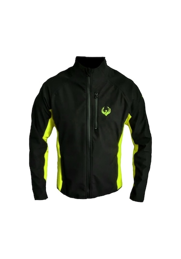 Yale Softshell Su Ve Rüzgar Geçirmez Mont Siyah Neon