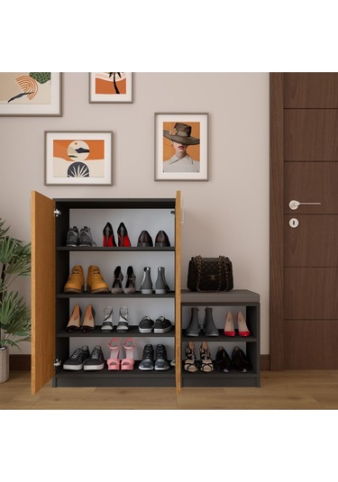 Antrasit & Petra Ayakkabılık A-30 Çok Renkli