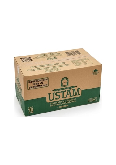 Ultra Ustam Pastacılık Amaçlı Bitkisel Margarin 10 Kg