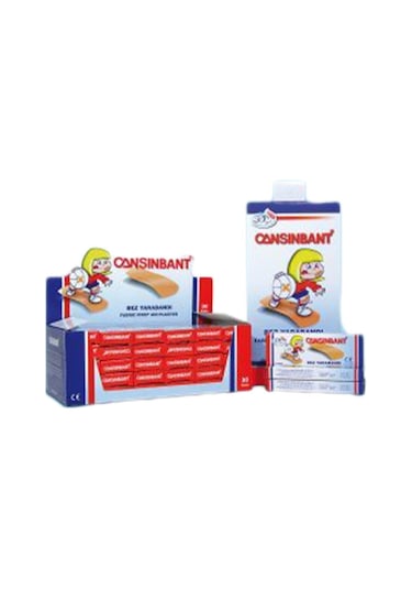 Cansınbant Bez Yarabandı 30'lu Paket 300 Adet