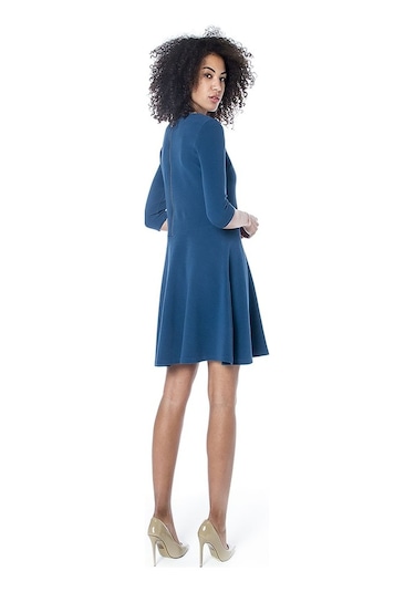 Yeni Hugo Boss Bayan Elbise (321122098) Mavi