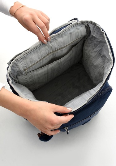 Büyük Boy Ultra Hafif Çok Bölmeli Dağcı Çantası Laci Model: 571-7d - Lacivert