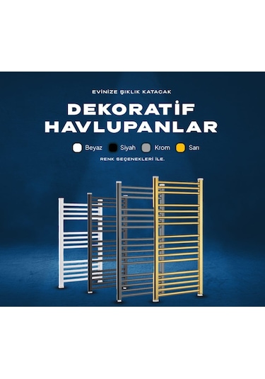 Termofer 50/100 Düz Krom Havlupan