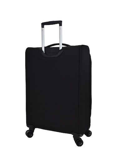 Pierre Cardin Ultra Light Hafif Lüx Kumaş Orta Boy Valiz Siyah Pc4200 Siyah