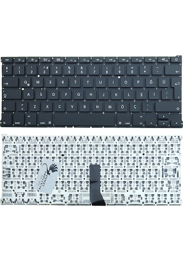 Apple Uyumlu MacBook Air 13" A1466 MD231LL/A Klavye (Büyük Enter - TR)