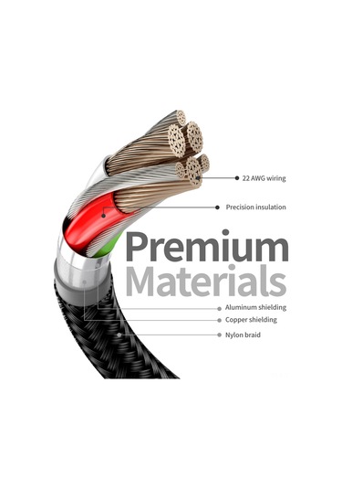 Vkemall Gümüş Gri Örgülü Usb-c Vr Bağlantı Kablosu - 6m Uzunluk, 5gbps Veri Transfer Hızı