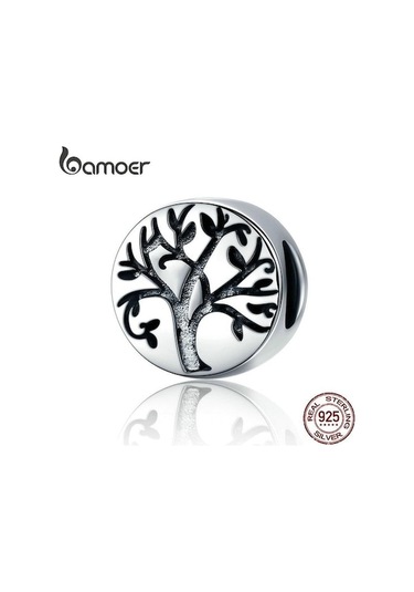 Novahub Bamoer Gerçek 100% 925 Ayar Gümüş Klasik Hayat Ağacı Boncuk Fit Charm Bilezikler Gümüş