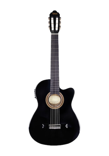Valencıa Vc104thncebk Elektro Klasik Gitar Sap Çelikli 4/4 Siyah