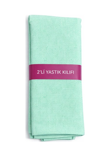 4'lü Pamuklu 50x70 Yastık Kılıfı Yeşil