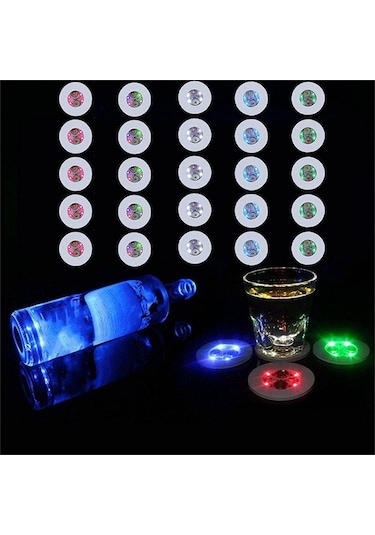 Düğün Malzemeleri Bar Işığı Parti Dekoru Parlayan Led Cam Etiketi Şişe Etiketleri Işıklar Parlak Lamba Sarı