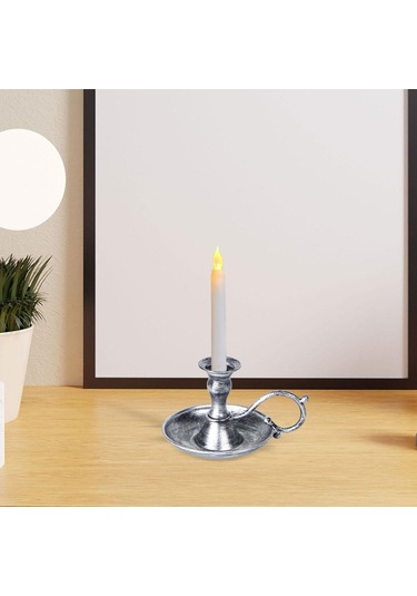 Suntek Magideal Vintage Konik Mum Çubuk Tutucu Demir Şamdan