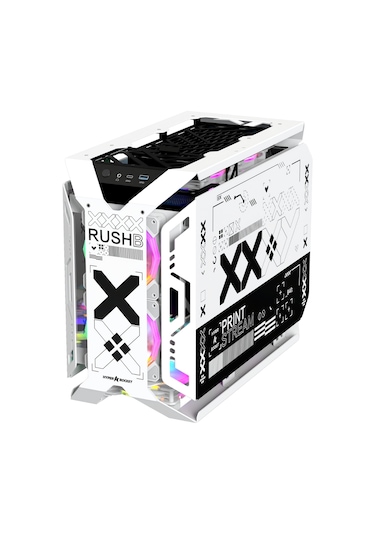 Hyper Rocket X-era Print Stream M-atx Rgb Open Frame Gaming Oyuncu Kasası