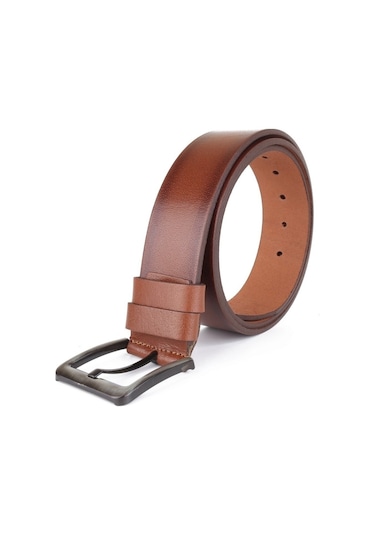 Rich Smith %100 Hakiki Deri Erkek Spor Taba Spor Kemer 4,5Cm