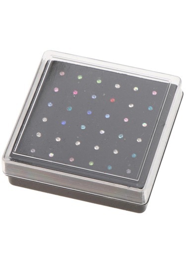 Homyl 36 Parça 316l Paslanmaz Çelik Burun Saplama Yüzük Body Çok Renkli