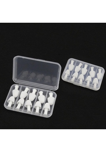 Gürültü Önleyici Silikon Uyku Kulak Tıkaçları Yüzme Kulak Tıkaçları Set Kutusu