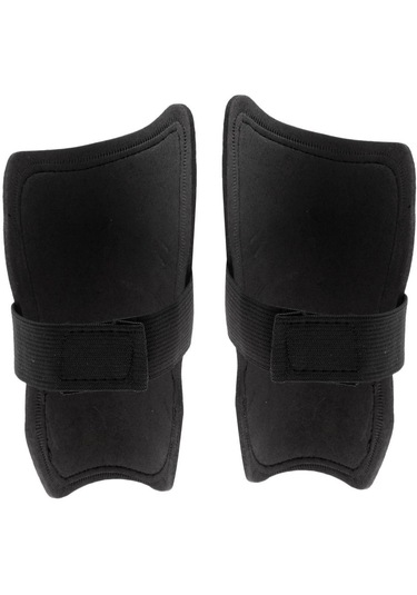 Homyl Çocuk Shin Futbol Pedleri Muhafızları Koruyucu Siyah Siyah Çok Renkli