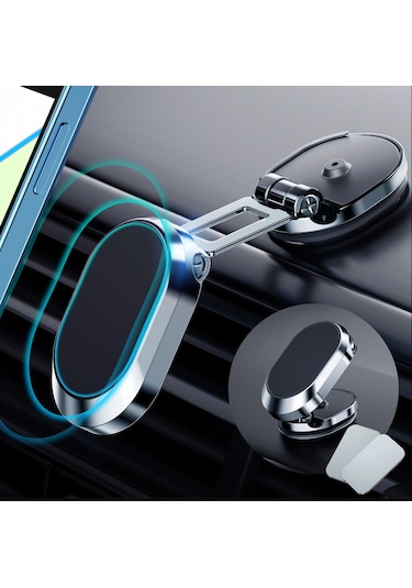 Auris H10 Torpidoya Yapışan Manyetik Araç İçi Telefon Tutucu