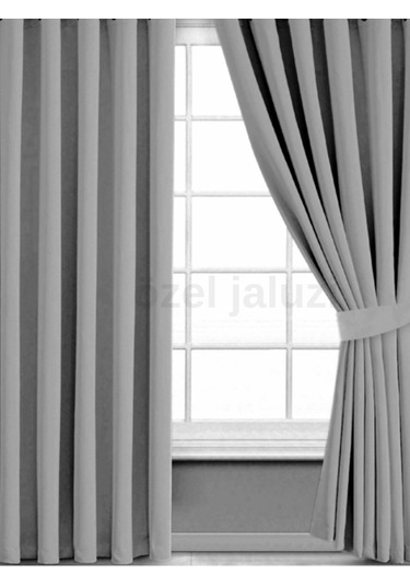 1. Kalite Gri Blackout Karartma Pilesiz Güneşlik 528 Gri