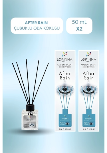After Rain Çubuklu Oda Kokusu Set 2x50 Ml Yağmur Esintisi