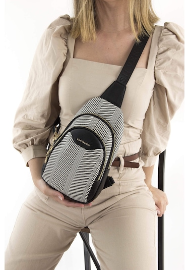 Silver Polo Kadın Bel Çanta 959 Siyah