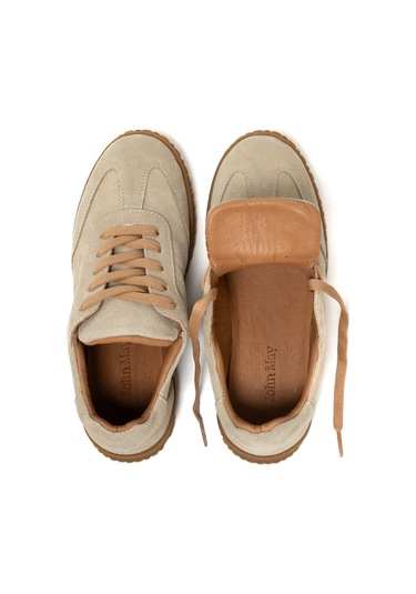 Sneaker Günlük Kadın Rc-25y-055-m2003 John May Bej Süet Bej