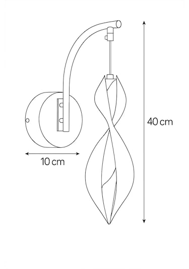 İstanbul Avize Aplik Mars Gold Ledli Lüx Modern Aplik
