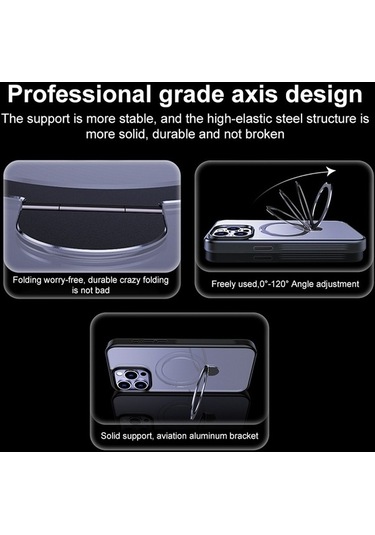 Bloomnest Ctbx İphone Uyumlu Uyumlu 13 Pro Magsafe Çok Fonksiyonlu Telefon Kasası İçin Diğer