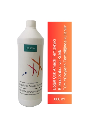 Castile Doğal Çok Amaçlı Temizleyici 800 ML