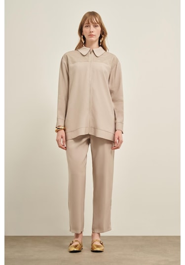 Ftz Kadın File Detay Takım Taş 31047 Taş