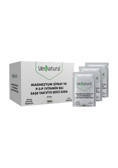 Venatura Magnezyum Sıtrat P5p 60 Sase