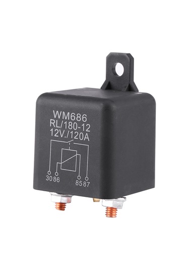 Yaozixa 12v 120a Yüksek Akım Araç Rölesi - 4 Pinli Nylon Kasa, Araba-van-bot Uyumlu, Düşük Akımı Yüksek Akıma Dönüştürücü