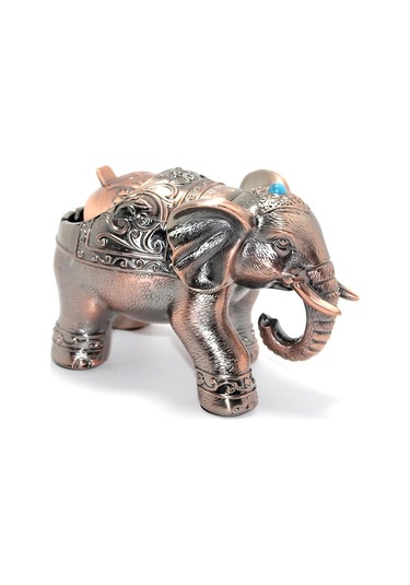 Metal Fil Figürlü Küllük Model 1 Renkli