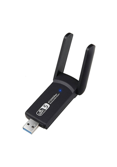 Emh Store Kablosuz Wifi Alıcı Ac1300 Mbps Dual Band Usb 3.0 Adaptör