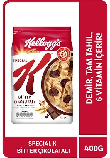 Ülker Kellogg's Special K Bitter Çikolata 400 G