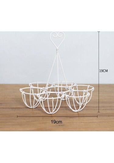 Suntek Yemek Odası Tezgah Dekoru Beyaz Için Metal Yumurta