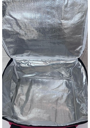 45 Lt. Termal Kamp Ve Piknik Yemek Taşıma Çantası, Soğutucu Buzluk Çanta Kırmızı