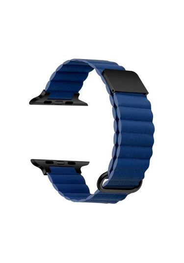 Watch 40mm Uyumlu Krd-78 Pu Deri Kordon Strap Kayış Cppl- Siyah