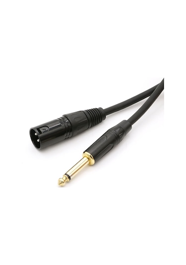 Enstrüman Gitar Kablosu - Xlr Erkek - 6.35Mm Erkek - 5 Metre - Ka