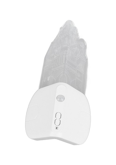 Shineyee Akrilik Kule Hareket Sensörlü Gece Lambası - Usb Şarjlı, 3000k Yumuşak Işık, Triangular Tasarım, Çatı/zemin Uyumlu, Bina Dahili Pil Koridor/odalar İçin Diğer