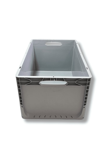 Alpbx 1.kalite Gri Plastik Kasa 60x40x32 Cm - Kutu 65 Litre