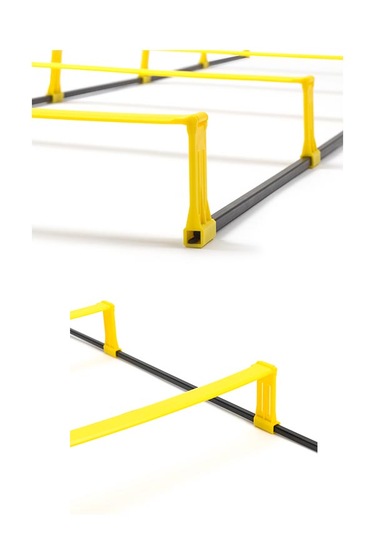 Antrenman Merdiveni 2'si 1 Arada Engel Ve Çeviklik Merdiveni 230 Sarı - Siyah