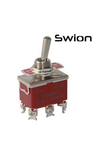 Mr-157s Toggle Swıtch Büyük Boy On-off 6p Vidalı Swıon 15a