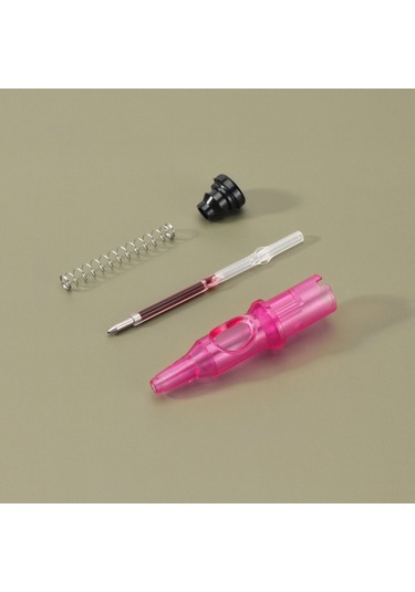 Qingmipy Alüminyum El İğne Dövme Kalemi Seti - Siyah Uç, Pratik Tasarım, Hem Kalem Hem Dövme İğnesi, Uygun Maliyetli Egzersiz Aleti