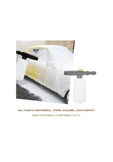 Dofolink Karcher K Serisi K2-k7 Uyumlu 750ml Köpük Spreyi - Konsantrasyon Ve Genişlik Ayarlanabilir, 60-160 Bar Basınç Aralığı