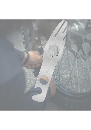 Pazly Dağ Bisikleti Pedal Sökücü Anahtarı - Sökme Onarım Aleti - Arjantin Model Gri